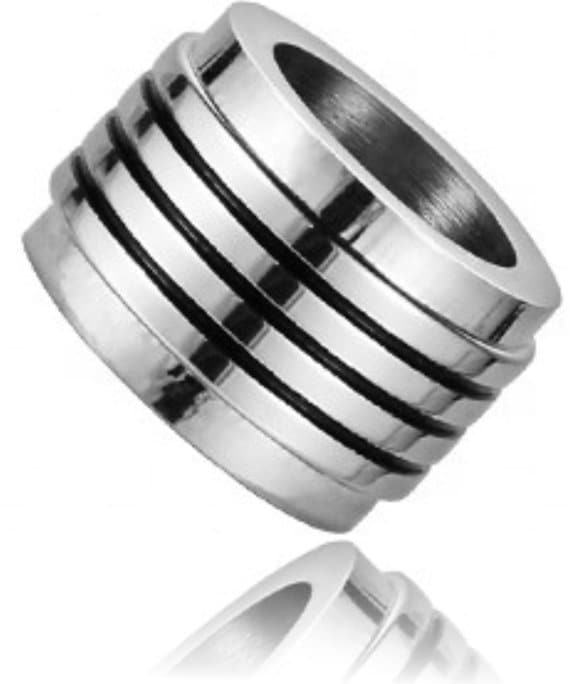 Beads Perlen Bart Perle Edelstahl Diy Metall Großloch 6mm Designperlen Cnc Firestone Nr. 47 von Gold77de