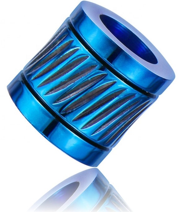 Beads Perlen Bart Perle Edelstahl Diy Metall Großloch 6mm Designperlen Cnc Firestone Nr. 53 von Gold77de