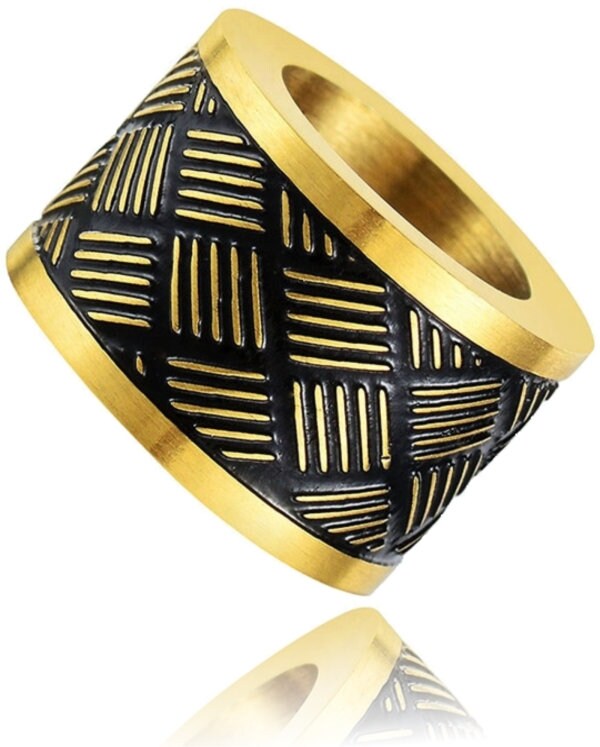 Beads Perlen Bart Perle Edelstahl Diy Metall Großloch 6mm Designperlen Cnc Firestone Nr. 58 von Gold77de