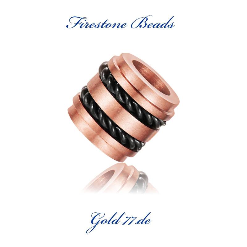 Beads Perlen Bart Perle Edelstahl Diy Metall Großloch 6mm Designperlen Cnc Firestone Nr.71 von Gold77de