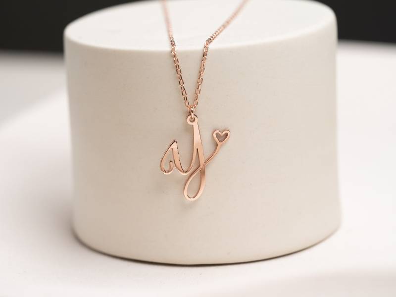 Initial Halskette Benutzerdefinierte Buchstabe Anhänger von GoldAndPieces