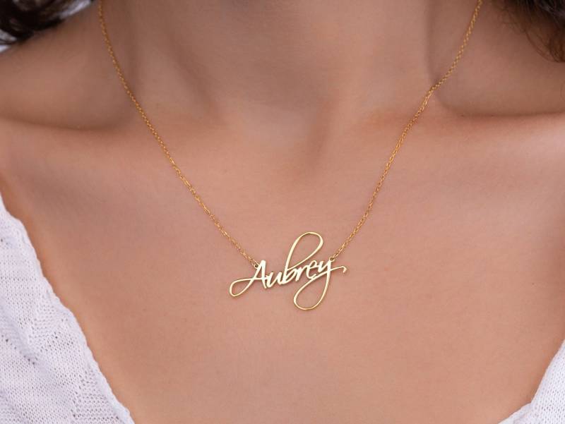 Personalisierte Namenskette Aus Sterlingsilber von GoldAndPieces