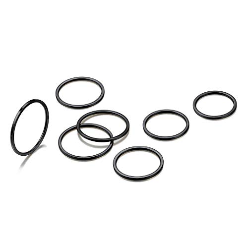 GoldChic 7 Stücke Set Damen Ringe Midi Ringe Set Damen Mädchen Ring Edelstahl Stapelbar 1mm Knuckle Stacking Ringe 49/52/54/57/60/62/65 Size Ringe für Damen GoldChic 7 Stücke Set Damen Ringe Midi Ringe Set Damen Mädchen Ring Edelstahl Stapelbar 1mm Knuckle Stacking Ringe 49/52/54/57/60/62/65 Size Ringe für Damen von GoldChic