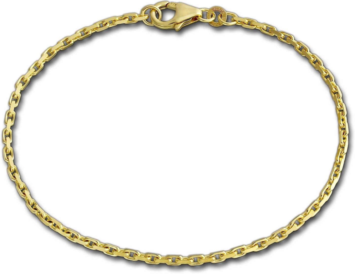 GoldDream Goldarmband GoldDream 8 Karat Armband 18,5cm 333er (Armband, Armband), Echtgold Armband (Anker) ca. 18,5cm, Echtgold, 333er Gelbgold von GoldDream