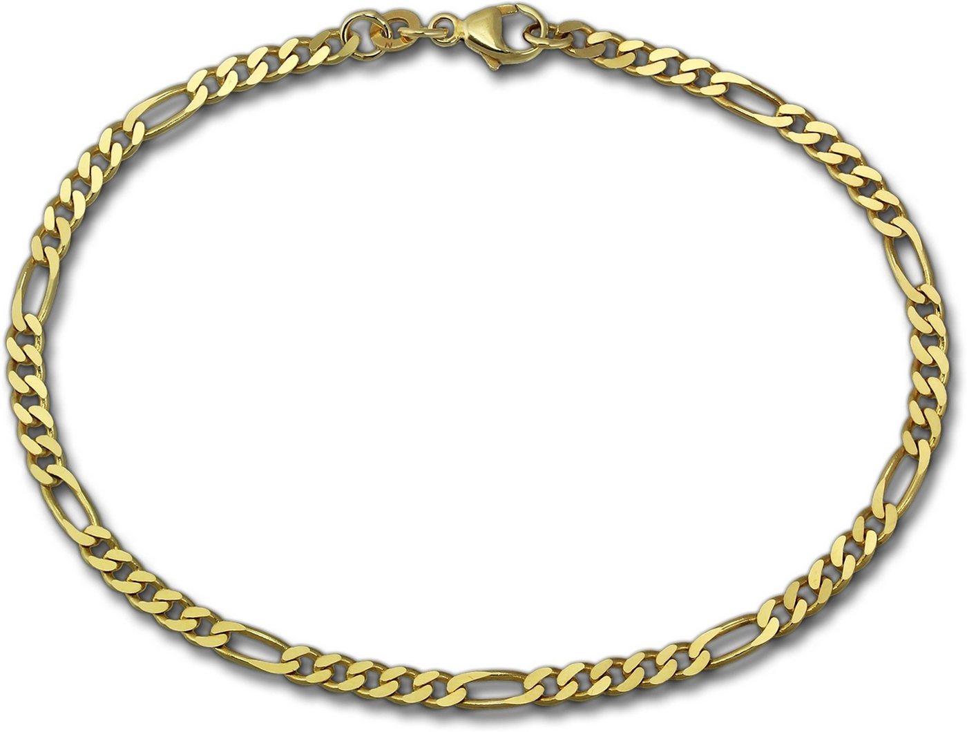 GoldDream Goldarmband GoldDream 8 Karat Armband 19cm 333er (Armband, Armband), Echtgold Armband (Figaro) ca. 19cm, Echtgold, 333er Gelbgold von GoldDream