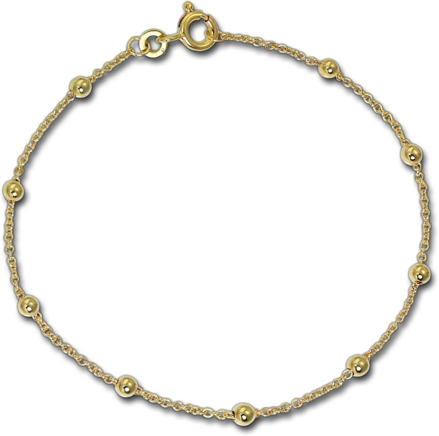 GoldDream Goldarmband GoldDream Armband Damen Kugeln 333 (Armband, Armband), Echtgold Armband (Kugeln) ca. 18,5cm, Echtgold, 333er Gelbgold von GoldDream