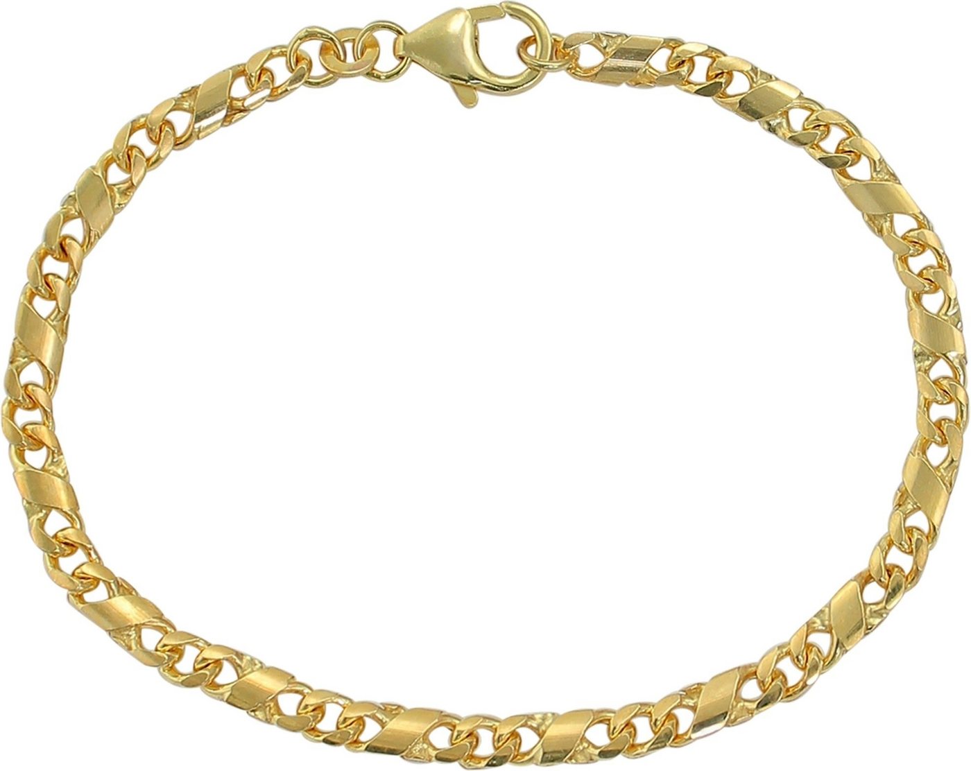 GoldDream Goldarmband GoldDream Armband Dollar-Kette 8Karat (Armband), Damen, Herren Armband (Dollar) ca. 19cm, 333 Gelbgold - 8 Karat, Farbe von GoldDream