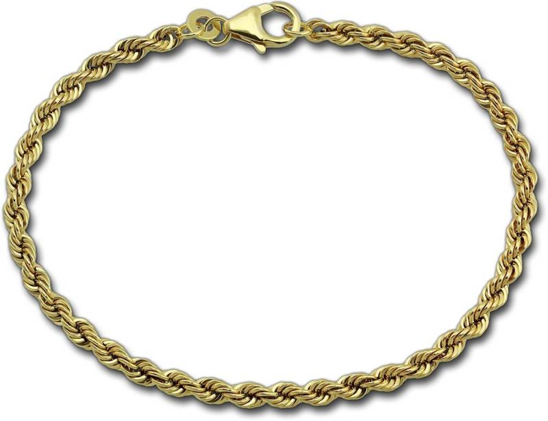 GoldDream Goldarmband GoldDream 8 Karat Armband 18,5cm 333er (Armband), Echtgold Armband (Kordel hohl) ca. 18,5cm, Echtgold, 333er Gelbgold von GoldDream