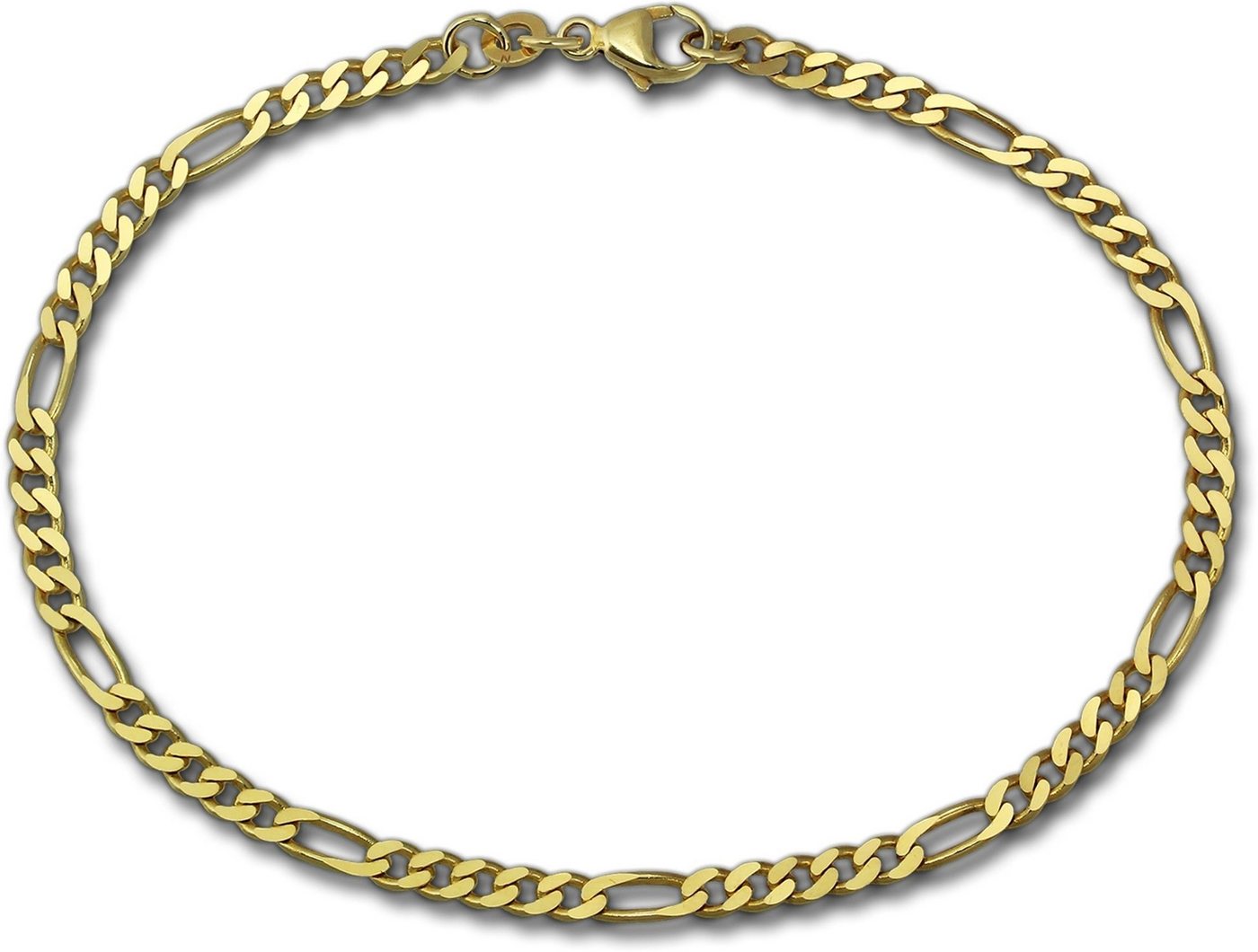 GoldDream Goldarmband GoldDream 8 Karat Armband 19cm 333er (Armband), Echtgold Armband (Figaro) ca. 19cm, Echtgold, 333er Gelbgold von GoldDream