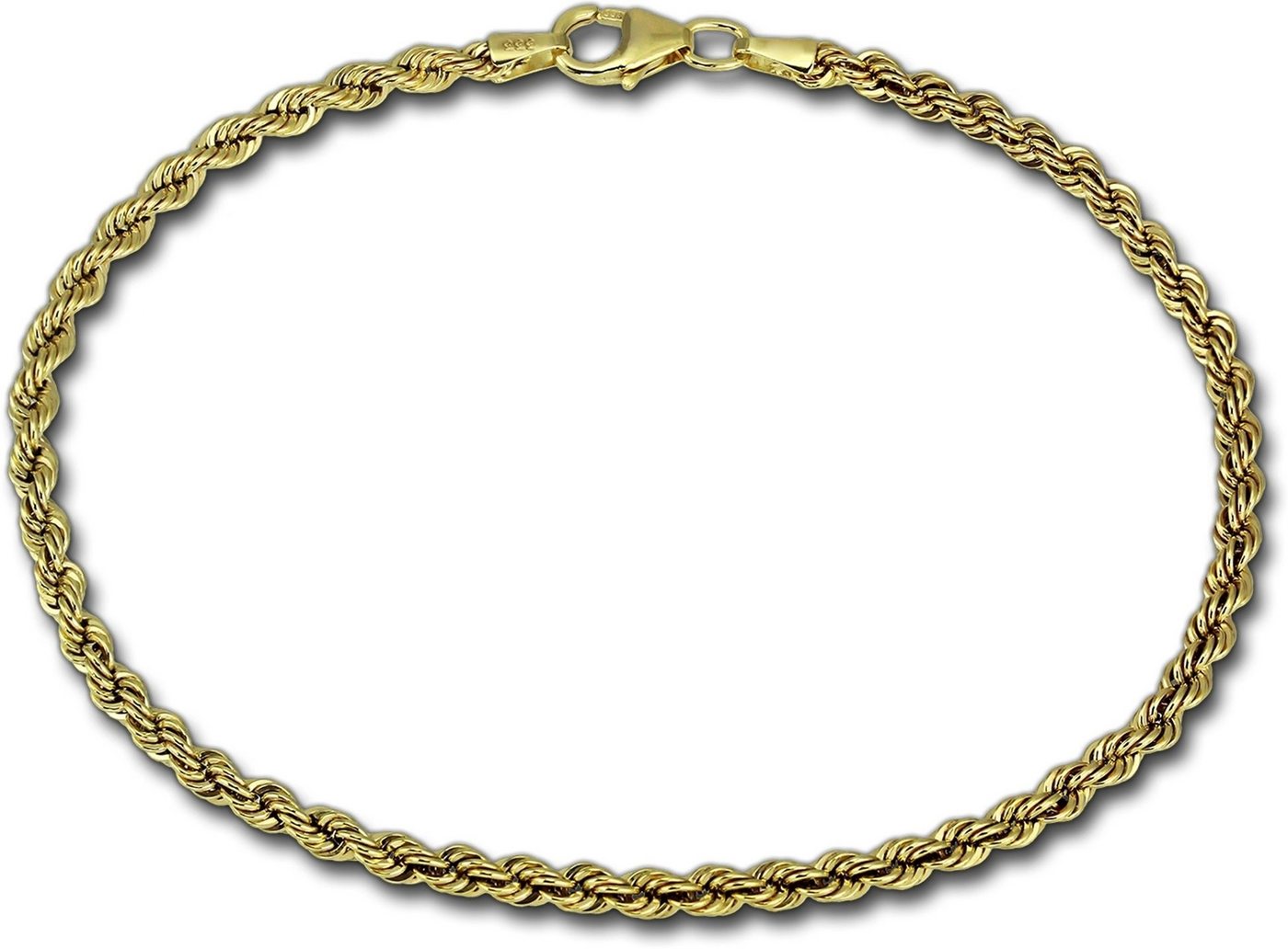 GoldDream Goldarmband GoldDream 8 Karat Armband 19cm 333er (Armband, Armband), Echtgold Armband (Kordel hohl) ca. 19cm, Echtgold, 333er Gelbgold von GoldDream