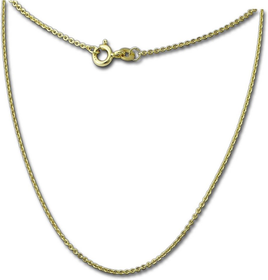 GoldDream Goldkette GoldDream Collier Halskette 8K Gold (Collier), Damen Colliers Halskette 50cm, 333 Gelbgold - 8 Karat Echtgold, 333er von GoldDream