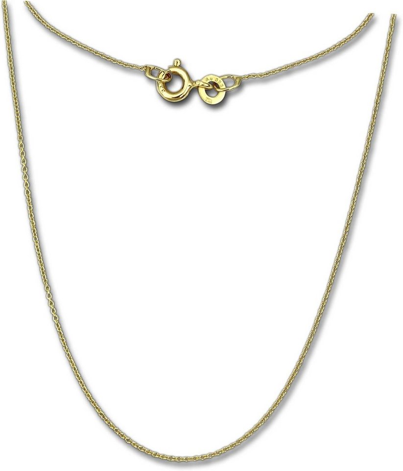 GoldDream Goldkette GoldDream Collier Halskette 8K Gold (Collier), Damen Colliers Halskette 36cm, 333 Gelbgold - 8 Karat Echtgold, 333er von GoldDream