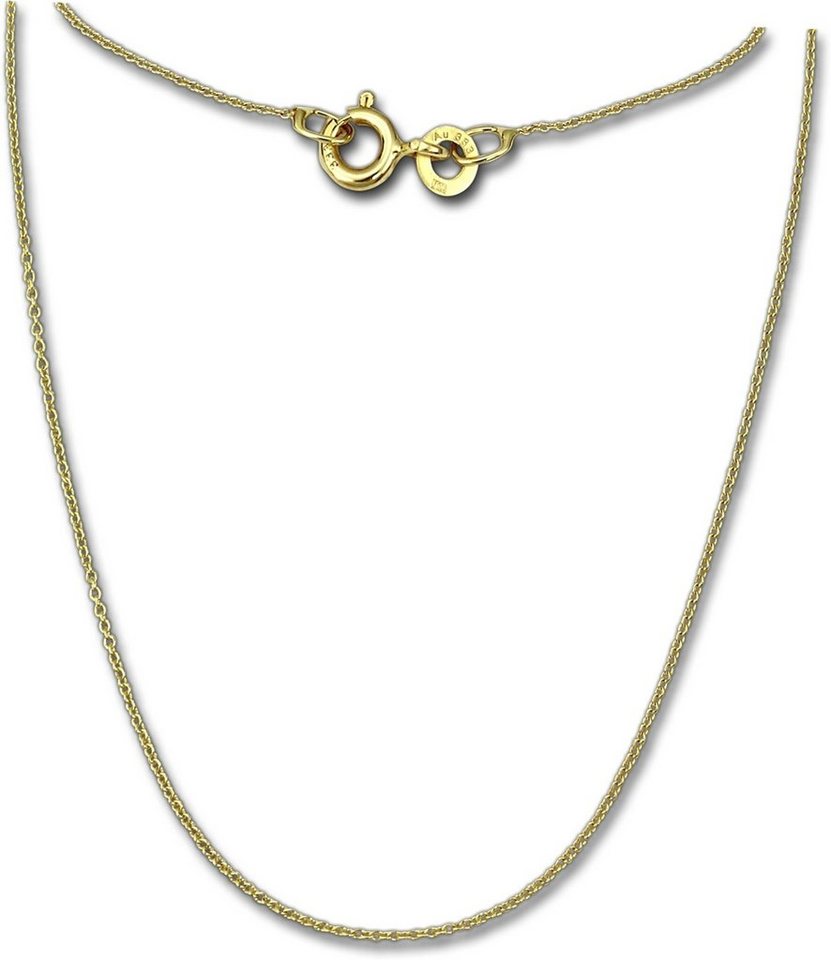 GoldDream Goldkette GoldDream Collier Halskette 8K Gold (Collier), Damen Colliers Halskette 40cm, 333 Gelbgold - 8 Karat Echtgold, 333er von GoldDream