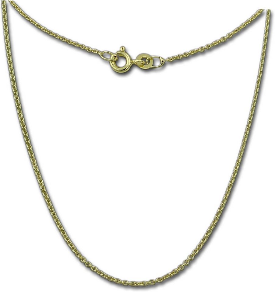 GoldDream Goldkette GoldDream Collier Halskette 333Gold (Collier), Damen Colliers Halskette 55cm, 333 Gelbgold - 8 Karat Echtgold, 333er von GoldDream