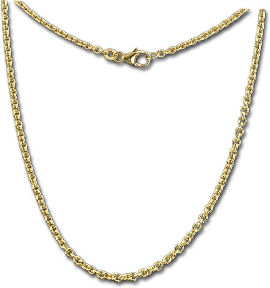 GoldDream Goldkette GoldDream Collier Halskette 333Gold (Collier), Damen Colliers Halskette 50cm, 333 Gelbgold - 8 Karat Echtgold, 333er von GoldDream