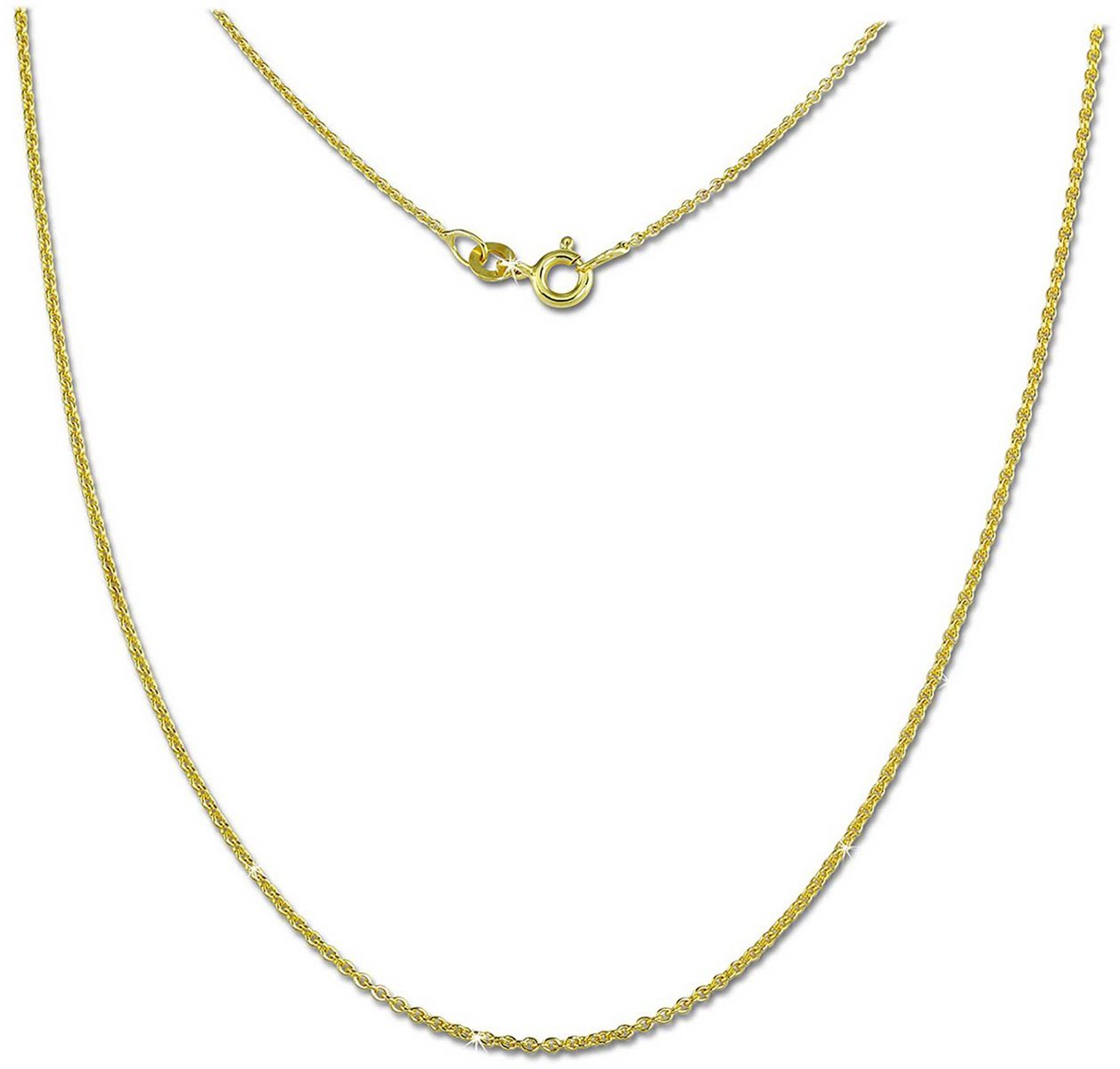 GoldDream Goldkette GoldDream Anker Collier Damen gold (Collier), Damen Colliers (Anker) ca. 45cm, 333 Gelbgold - 8 Karat, Farbe: gold von GoldDream