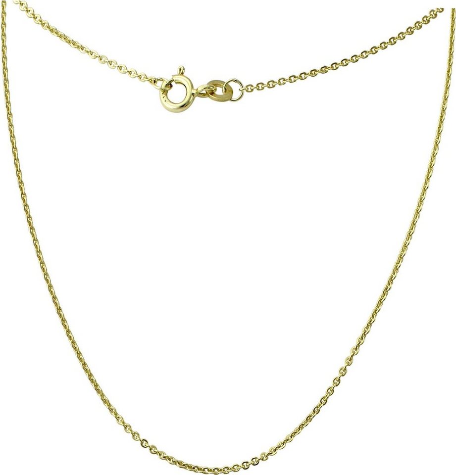 GoldDream Goldkette GoldDream Damen Colliers Halskette 50cm (Collier), Damen Colliers Halskette 50cm, 333 Gelbgold - 8 Karat, Farbe: goldfarb von GoldDream