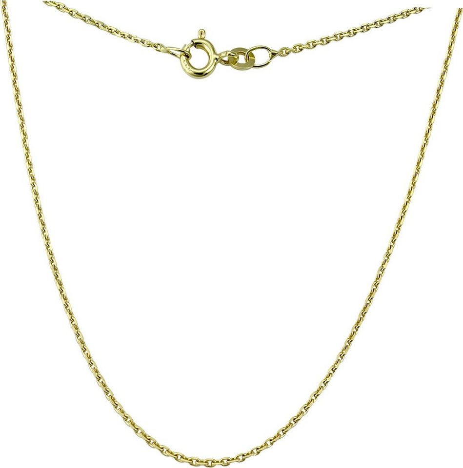 GoldDream Goldkette GoldDream Damen Colliers Halskette 45cm (Collier), Damen Colliers Halskette 45cm, 333 Gelbgold - 8 Karat, Farbe: goldfarb von GoldDream