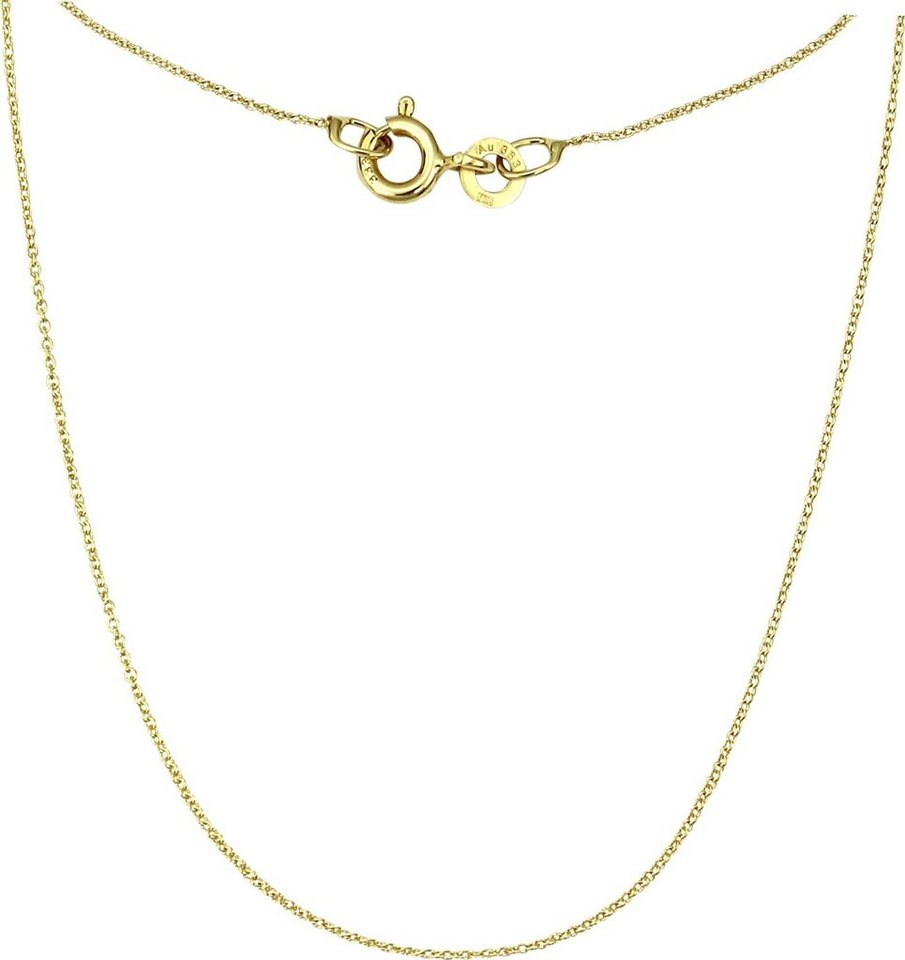 GoldDream Goldkette GoldDream Damen Colliers Halskette 38cm (Collier), Damen Colliers Halskette 38cm, 333 Gelbgold - 8 Karat, Farbe: goldfarb von GoldDream