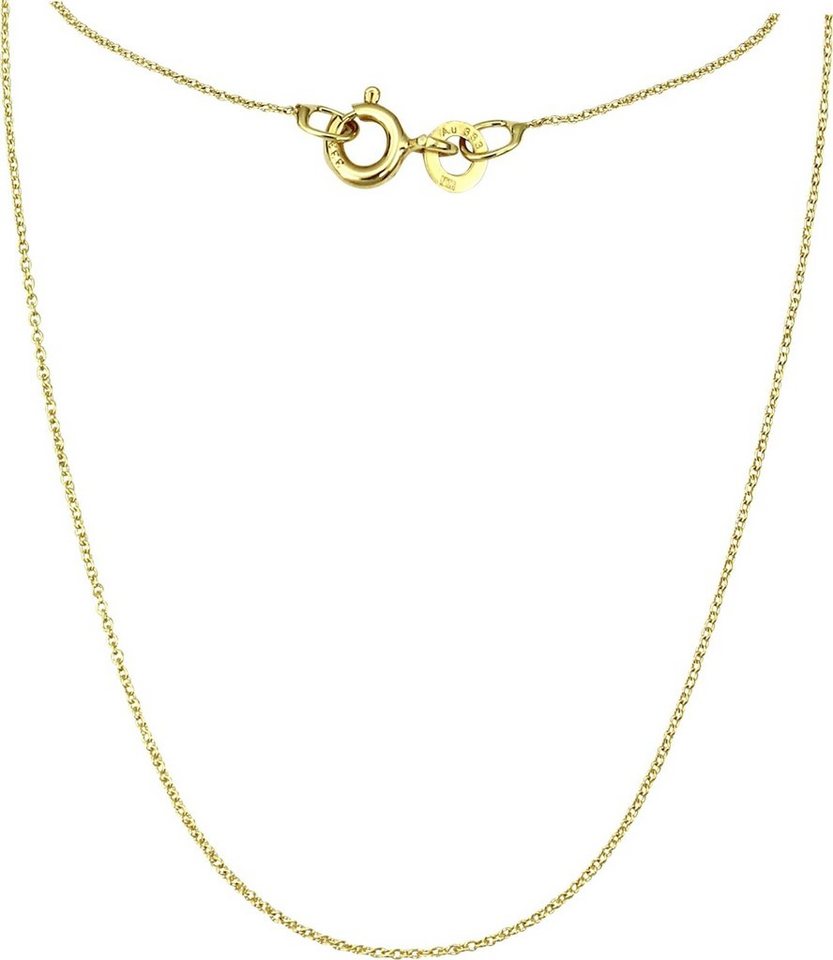 GoldDream Goldkette GoldDream Damen Colliers Halskette 40cm (Collier), Damen Colliers Halskette 40cm, 333 Gelbgold - 8 Karat, Farbe: goldfarb von GoldDream