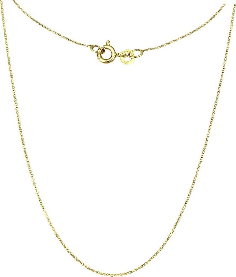 GoldDream Goldkette GoldDream Damen Colliers Halskette 42cm (Collier), Damen Colliers Halskette 42cm, 333 Gelbgold - 8 Karat, Farbe: goldfarb von GoldDream