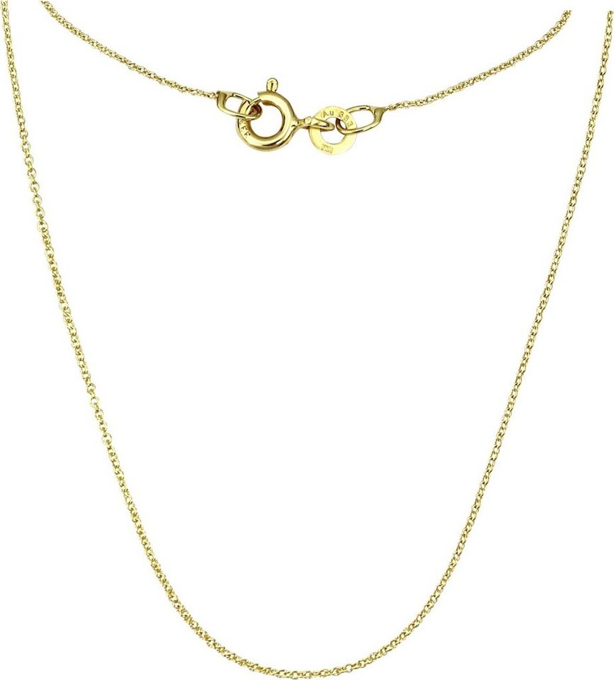 GoldDream Goldkette GoldDream Damen Colliers Halskette 45cm (Collier), Damen Colliers Halskette 45cm, 333 Gelbgold - 8 Karat, Farbe: goldfarb von GoldDream