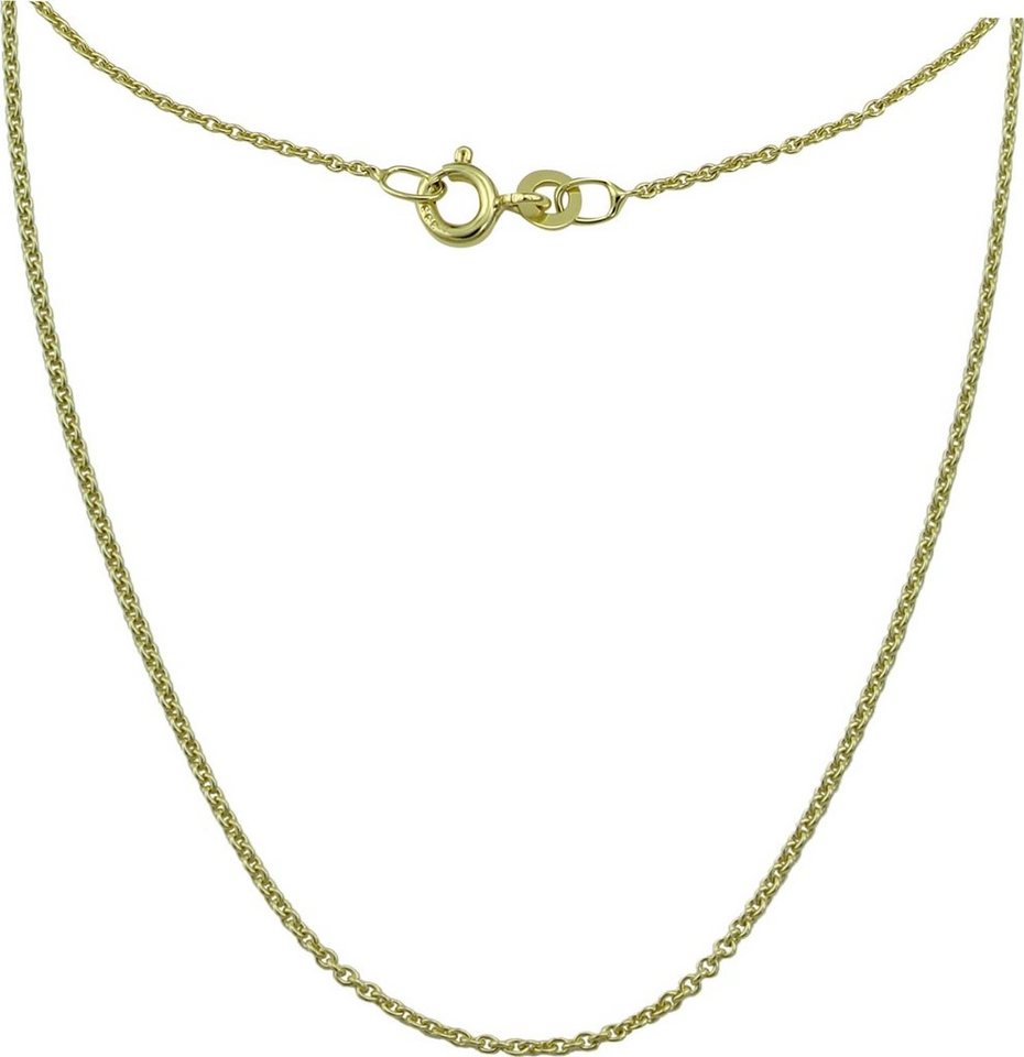 GoldDream Goldkette GoldDream Damen Colliers Halskette 40cm (Collier), Damen Colliers Halskette 40cm, 333 Gelbgold - 8 Karat, Farbe: goldfarb von GoldDream