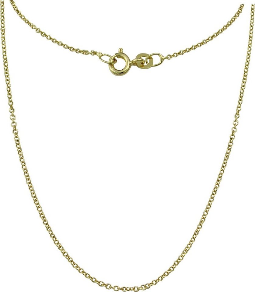 GoldDream Goldkette GoldDream Damen Colliers Halskette 42cm (Collier), Damen Colliers Halskette 42cm, 333 Gelbgold - 8 Karat, Farbe: goldfarb von GoldDream