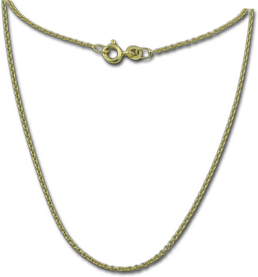 GoldDream Goldkette GoldDream Collier Halskette 333Gold (Collier), Damen Colliers Halskette 50cm, 333 Gelbgold - 8 Karat Echtgold, 333er von GoldDream