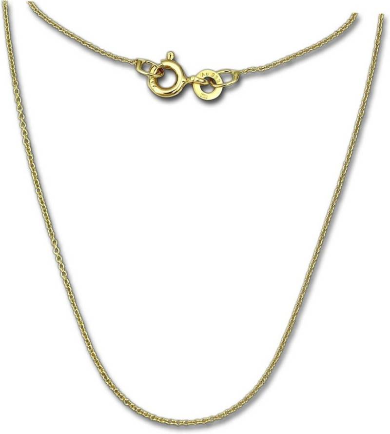 GoldDream Goldkette GoldDream Collier Halskette 8K Gold (Collier), Damen Colliers Halskette 45cm, 333 Gelbgold - 8 Karat Echtgold, 333er von GoldDream