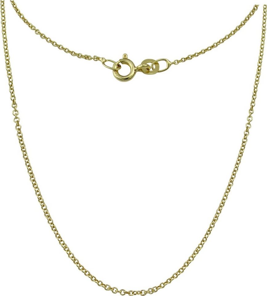 GoldDream Goldkette GoldDream Damen Colliers Halskette 50cm (Collier), Damen Colliers Halskette 50cm, 333 Gelbgold - 8 Karat, Farbe: goldfarb von GoldDream