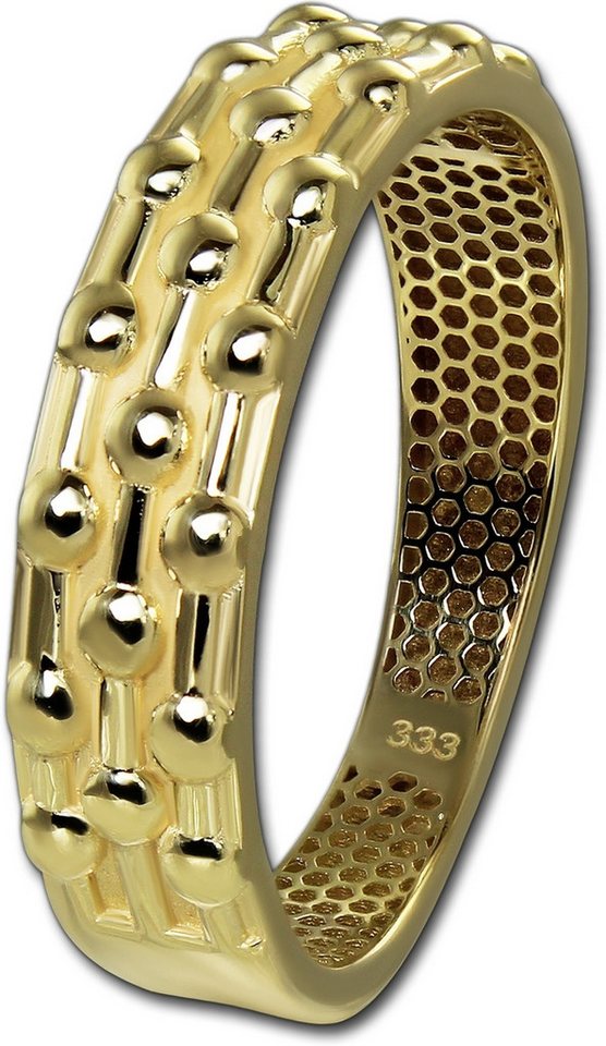 GoldDream Goldring GoldDream Gold Ring Dots Gr.56 333er, Fingerring 333 Gelbgold - 8 Karat Dots Damen Ringschmuck GoldDream Goldring GoldDream Gold Ring Dots Gr.56 333er, Fingerring 333 Gelbgold - 8 Karat Dots Damen Ringschmuck von GoldDream