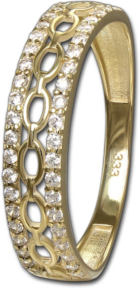 GoldDream Goldring GoldDream Gold Ring Orient Gr.54 333er, Fingerring 333 Gelbgold - 8 Karat Orient Damen Ringschmuck von GoldDream