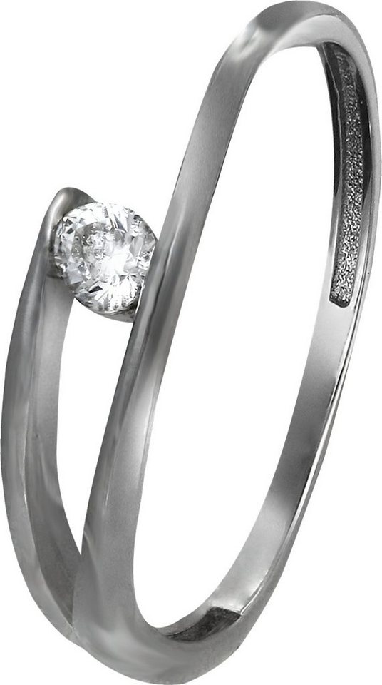 GoldDream Goldring GoldDream Gold Ring Zirkonia Gr.56, Damen Ring Echtgold, 333er Weißgold, weißgold, weiß, New GoldDream Goldring GoldDream Gold Ring Zirkonia Gr.56, Damen Ring Echtgold, 333er Weißgold, weißgold, weiß, New von GoldDream