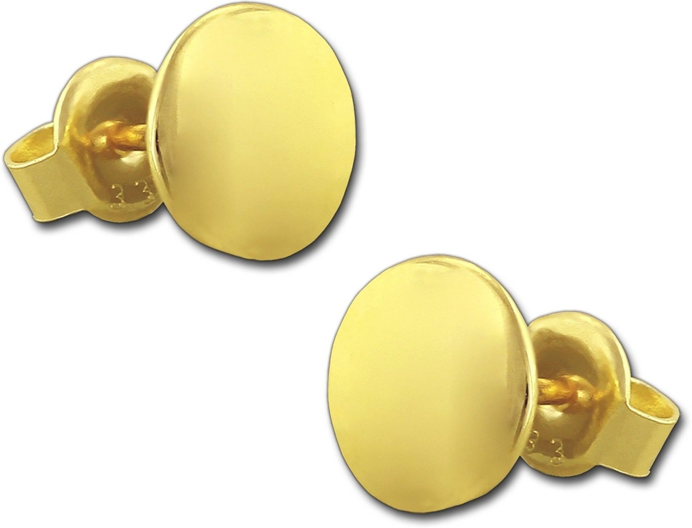 GoldDream Paar Ohrstecker GoldDream Damen Gold Ohrringe Circle 8K (Ohrstecker), Damen Ohrstecker (Circle) aus 333 Gelbgold - 8 Karat, Ø ca. 5mm von GoldDream