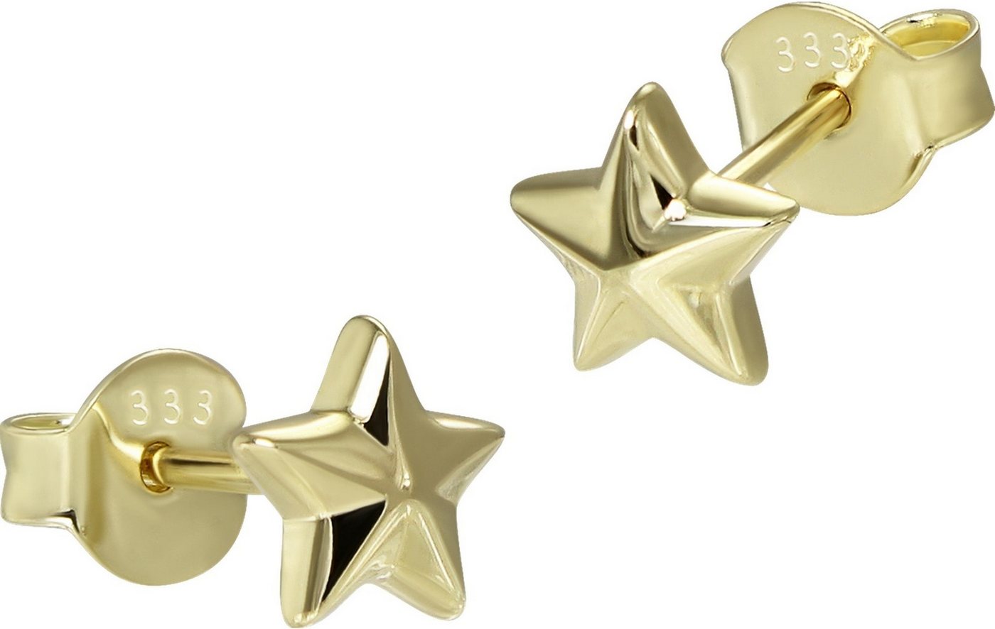 GoldDream Paar Ohrstecker GoldDream Ohrstecker Star Ohrring Gold (Ohrstecker), Damen Ohrstecker Star aus 333 Gelbgold - 8 Karat, Farbe: gold von GoldDream