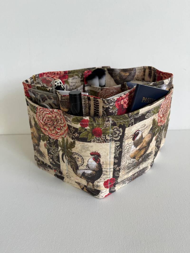 Geldbörse Veranstalter Einsatz/Französisch Hahn Blumen Stems 30"Long von GoldEyeLilly