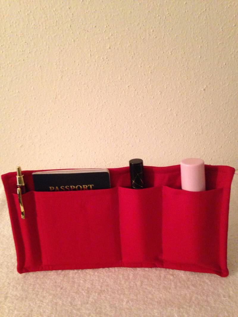 Reich Rot Design Geldbörse Organizer Insert/10 "Long X 5 1/2" Hoch von GoldEyeLilly