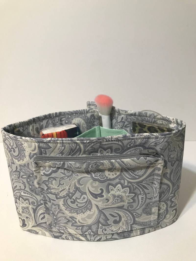 Schöne Paisley Und Mint Geldbörse Veranstalter Einsatz/Tote, Handtasche 23 "Lang von GoldEyeLilly