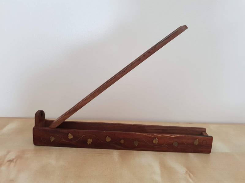 Handgemachte Räucherstäbchen Box Aus Holz Vintage Home Decor von GoldFishCrafts