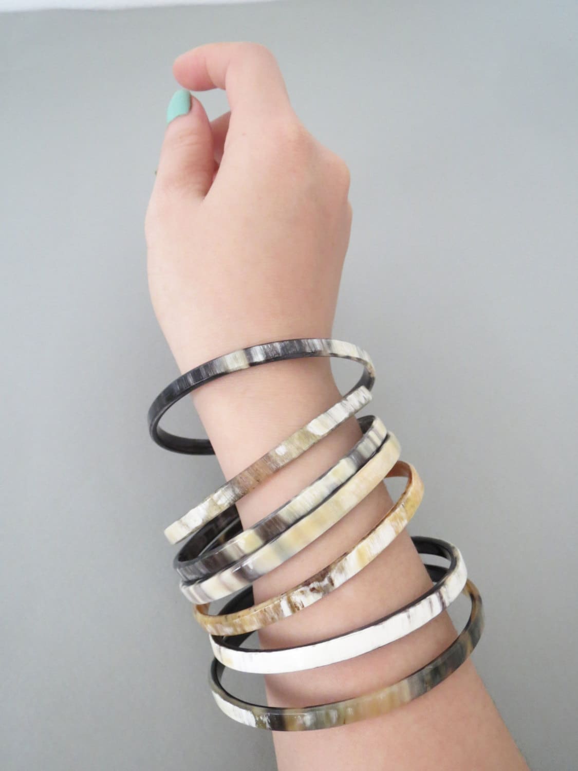 Armreif Set, Armbandset, Hornarmband, Boho Armband, Horn Armreif, Viele Größen Armreif Set, Armbandset, Hornarmband, Boho Armband, Horn Armreif, Viele Größen von GoldGlimmers