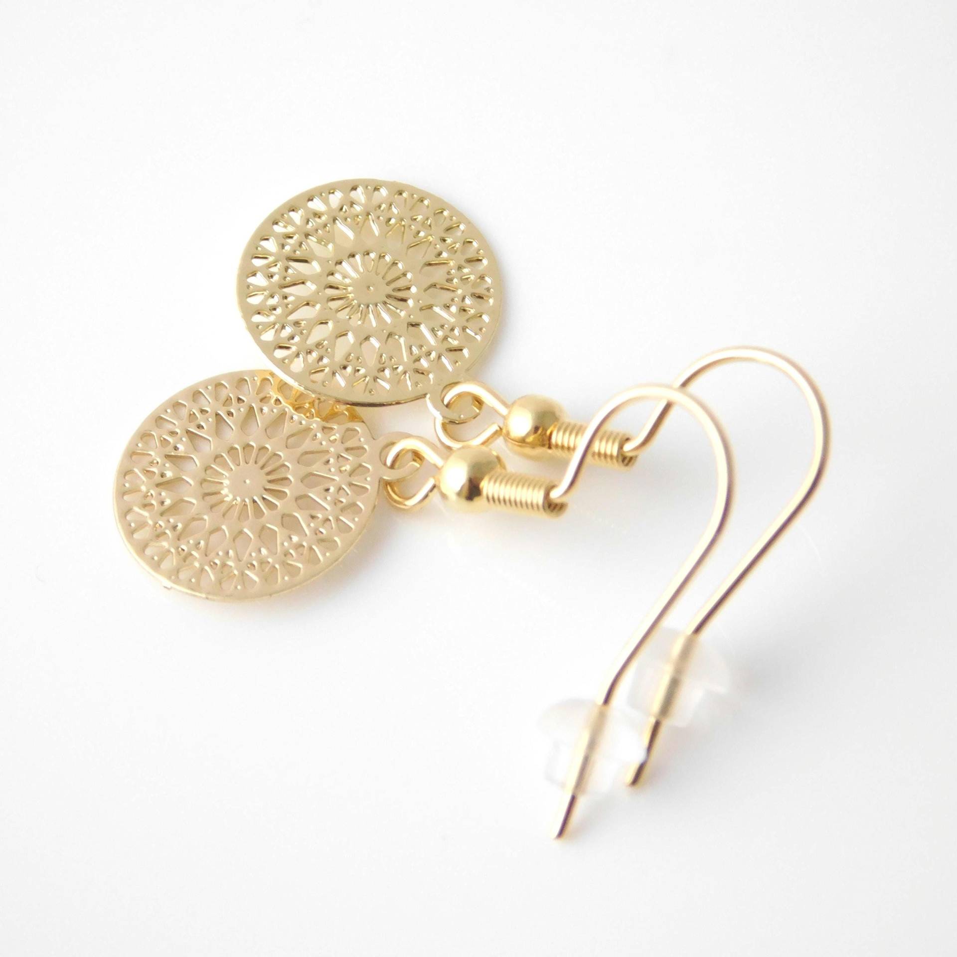 Mandala Ohrringe Gold Mandala Ohrringe Gold von GoldKindMannheim