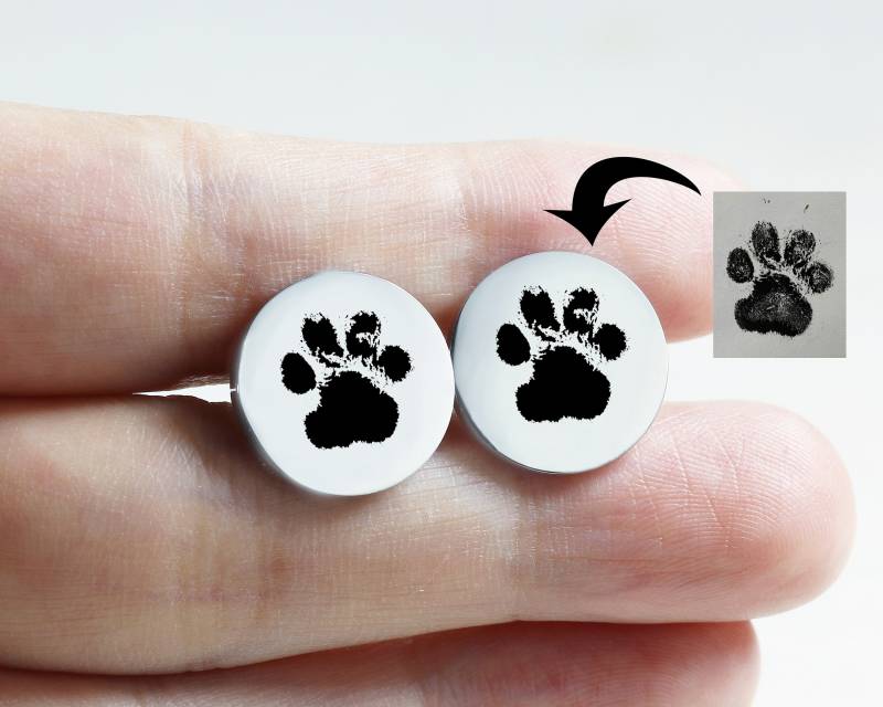 Actual Paw Print Cuff Links, Custom Engraved Cat Pawprint Cufflinks, Personalized Gift For Pet Lover, Footprints Signature Handwriting Actual Paw Print Cuff Links, Custom Engraved Cat Pawprint Cufflinks, Personalized Gift For Pet Lover, Footprints Signature Handwriting von GoldShineShop