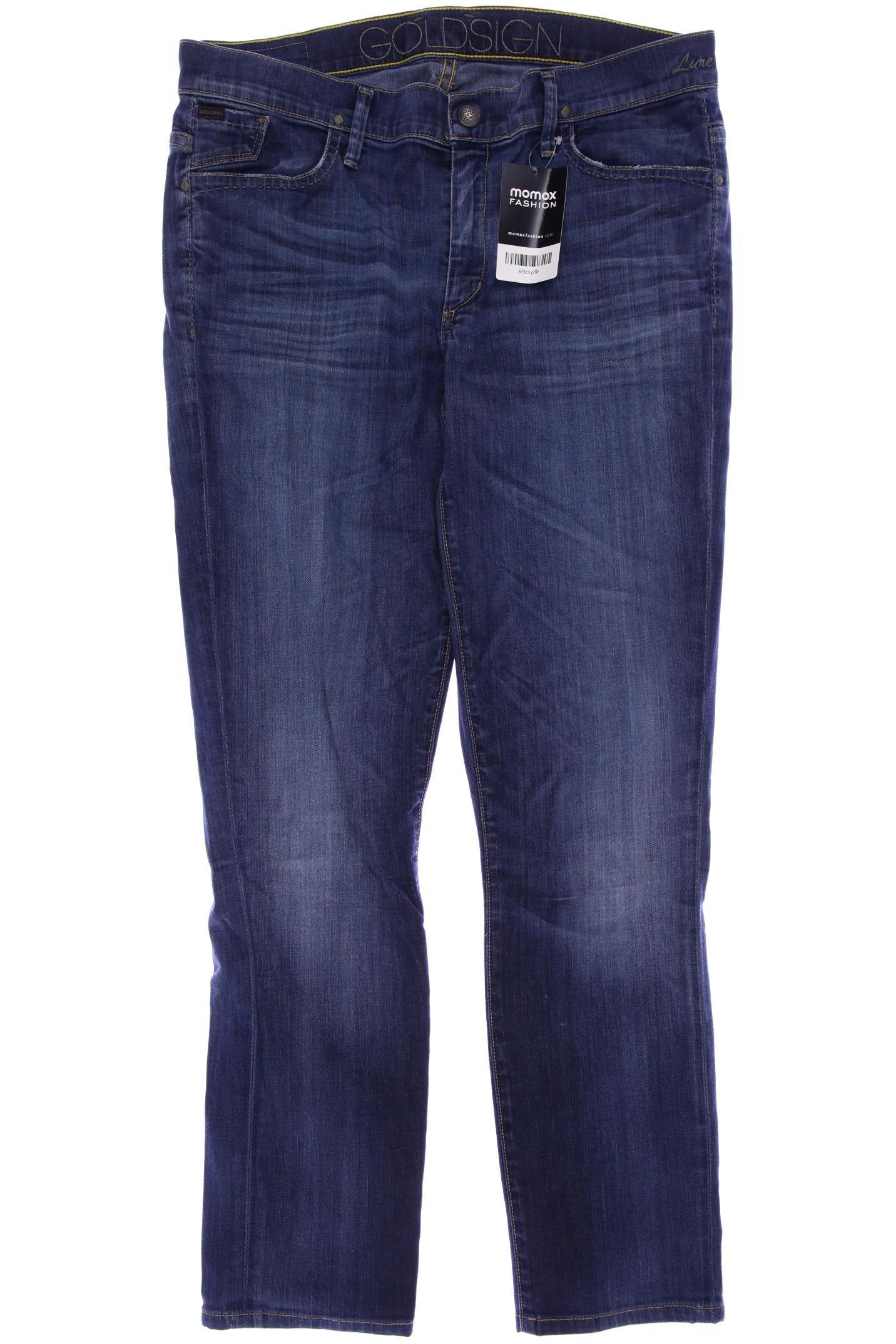 GoldSign Damen Jeans, marineblau, Gr. 42 von GoldSign