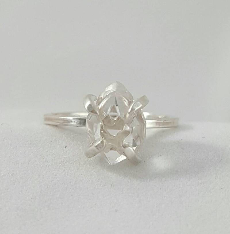 Herkimer Diamantring von GoldSilverAndGems