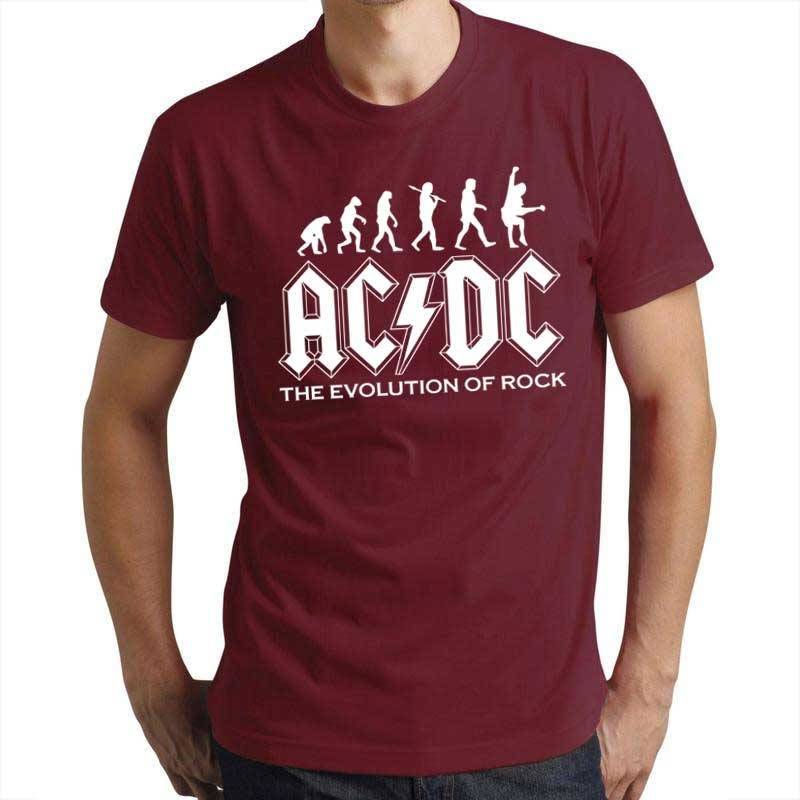 Ac Dc Evolution T-Shirt Rock Musik T-Shirt von GoldTees