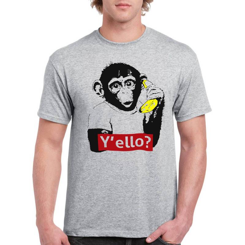 Lustiger Affe Banane T-Shirt Lustiges Tier von GoldTees