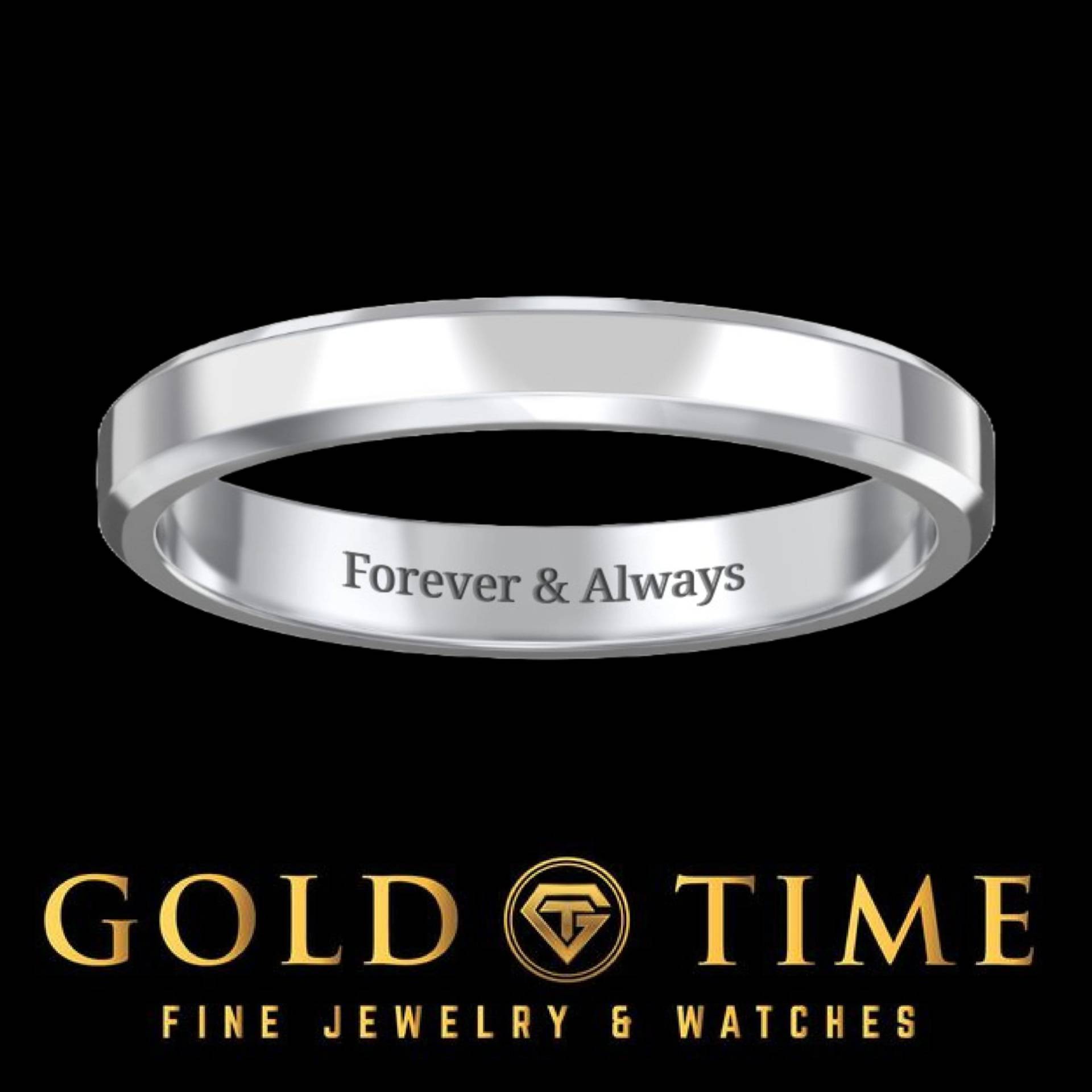 sterling Silber Ehering 3 Mm - Comfort Fit Ring Mit Abgeschrägter Kante Innen Oder Außen Individuell Graviert Größen 4-13 sterling Silber Ehering 3 Mm - Comfort Fit Ring Mit Abgeschrägter Kante Innen Oder Außen Individuell Graviert Größen 4-13 von GoldTimeKilleen