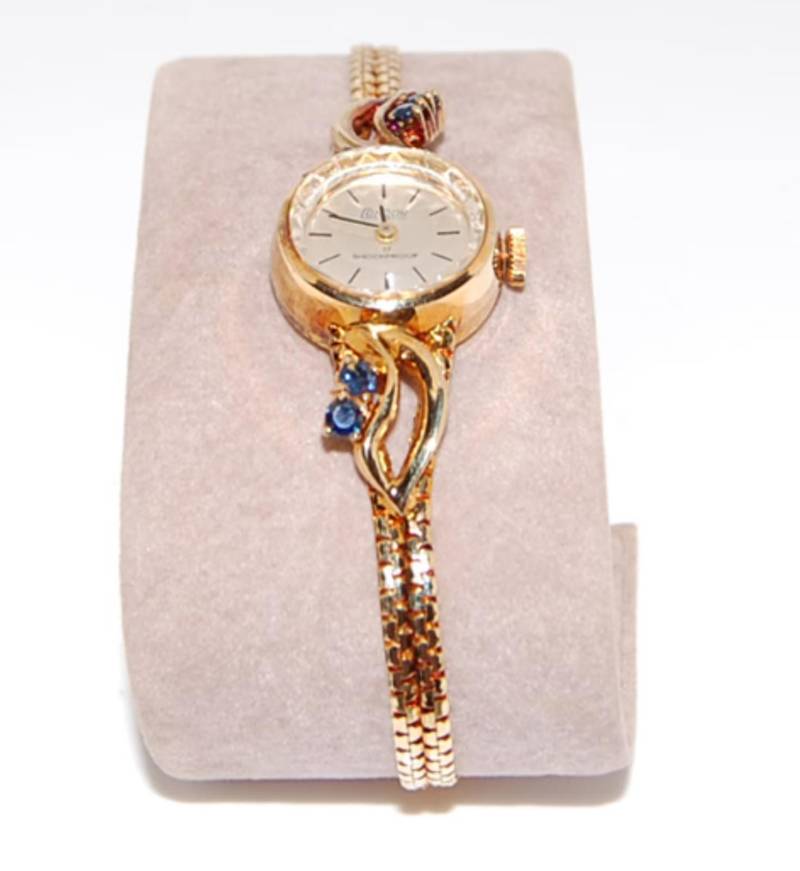 Vintage Damen Armbanduhr Condor 115 17 Shockproof in 835-Silber Vergoldet von GoldVonMarion
