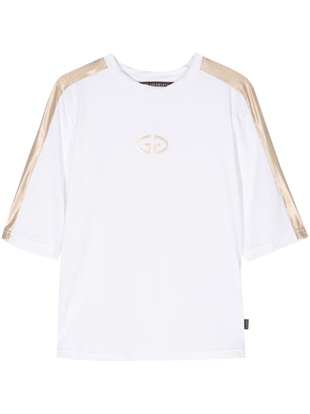 Goldbergh Renowned T-Shirt mit Streifendetail - Weiß von Goldbergh